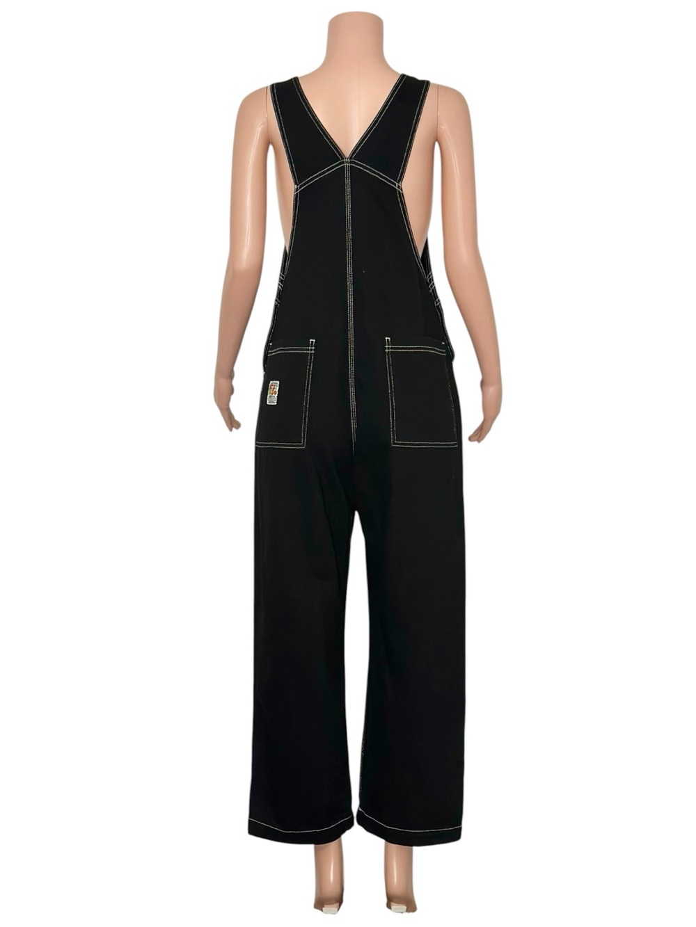BIG BUD PRESS Denim Overalls, Black, Medium - Picture 4 of 9